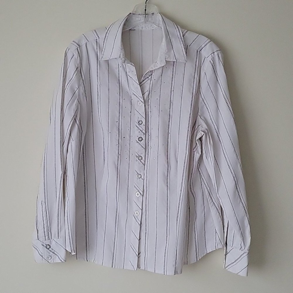 Ellen Tracy Womens Petite Floral Sleeveless